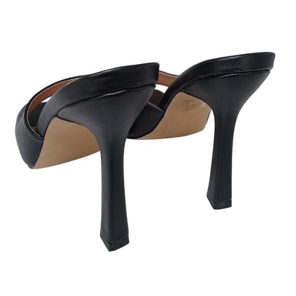 [H104] Pretty Little Thing Black Square Heels, Size 8 - Picture 3 of 7